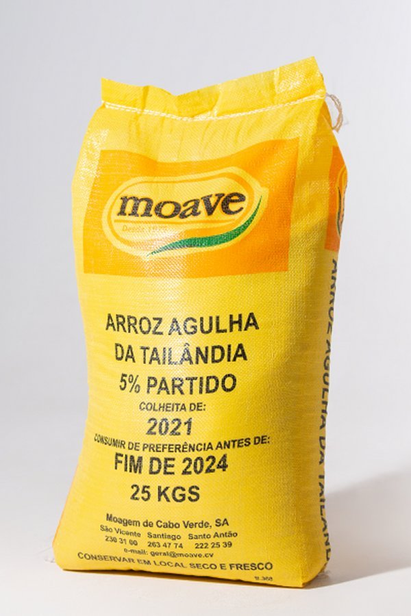 Arroz agulha da tailândia 5_ partido 25KG