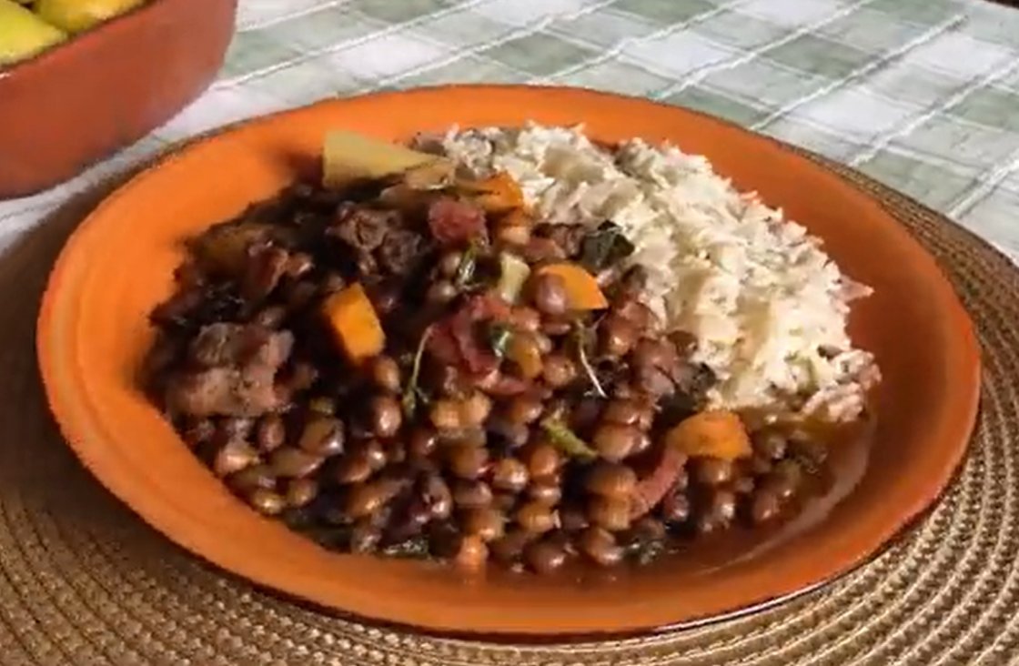  Receitas Rapidas #5: Feijão Congo com carne de porco